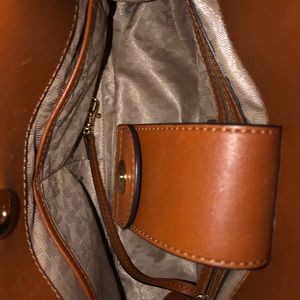 Michael Kors Signature Hamilton Handbag - Vanilla